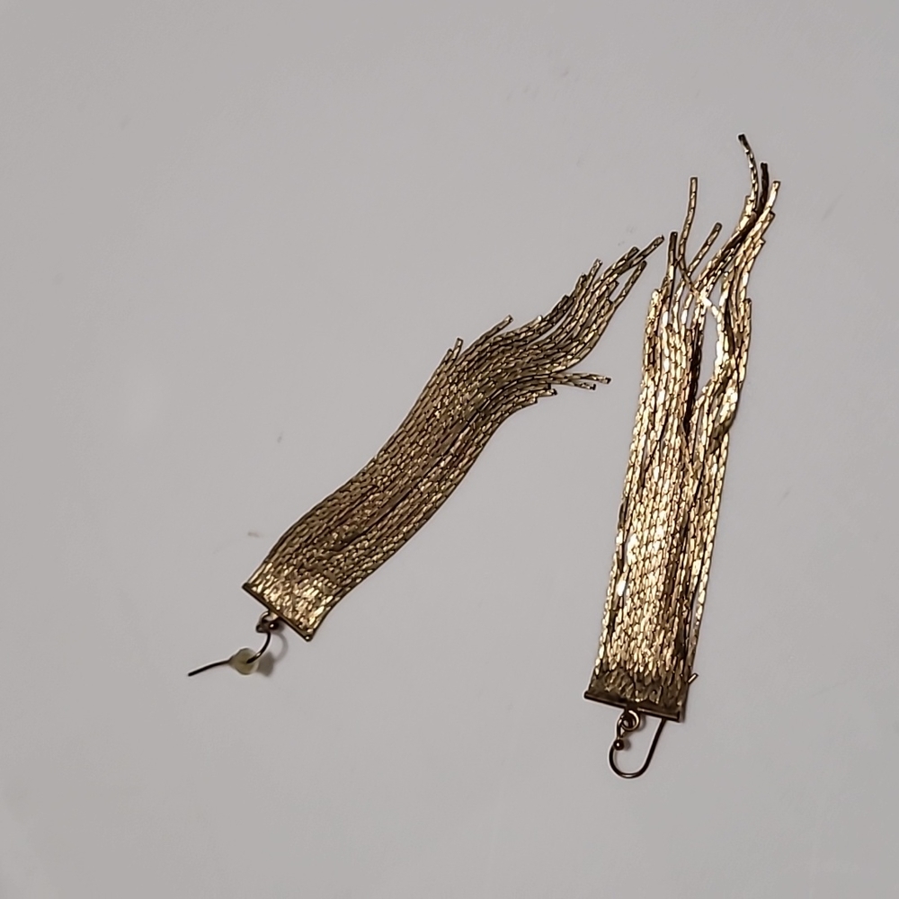 Gold earrings